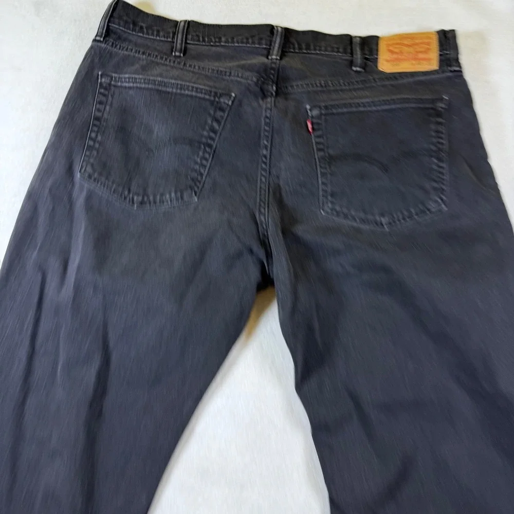 Levis 559‎ Relaxed Straight Jeans Mens 40x30 Faded Black Denim Pants